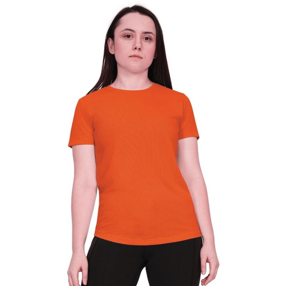 Casual Classics Womens/Ladies Original Tech T-Shirt / Orange